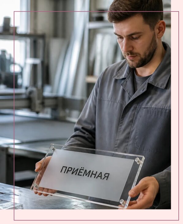 Таблички из оргстекла на заказ в Благовещенске от 4051 р. | Аванза-Бгв