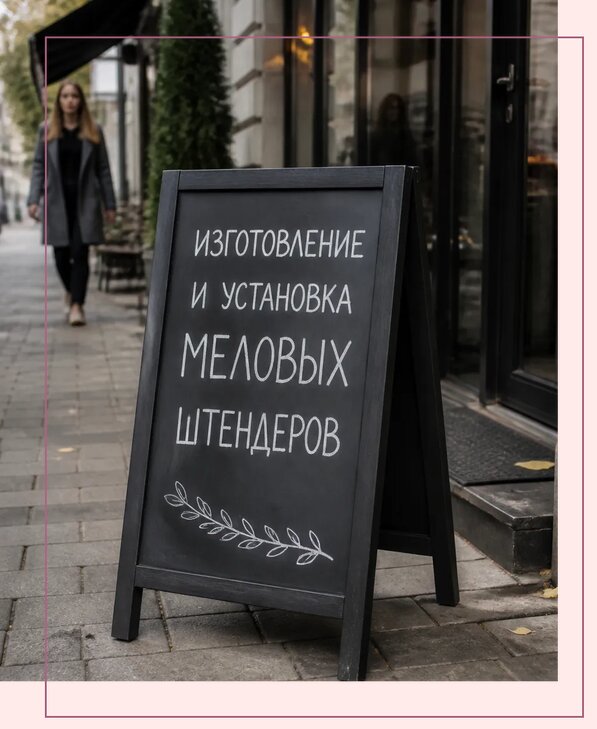 Меловые штендеры в Благовещенске по цене от 6751 р. | Аванза-Бгв